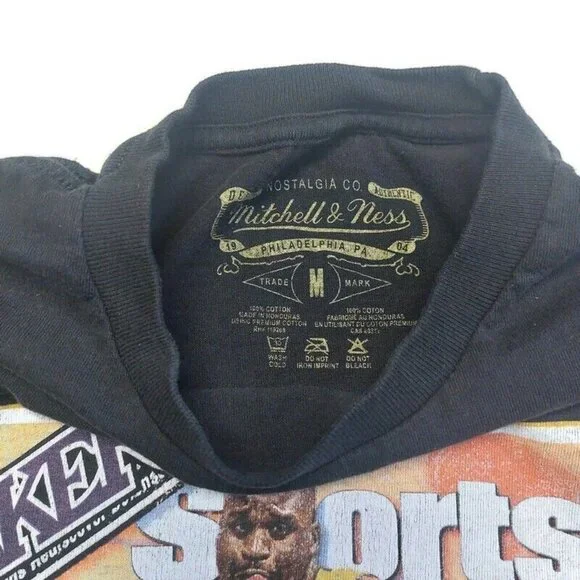 Mitchell & Ness Mens Los Angeles Lakers S.I. SHAQ Short Sleeve T Shirt Size M - Picture 3 of 6